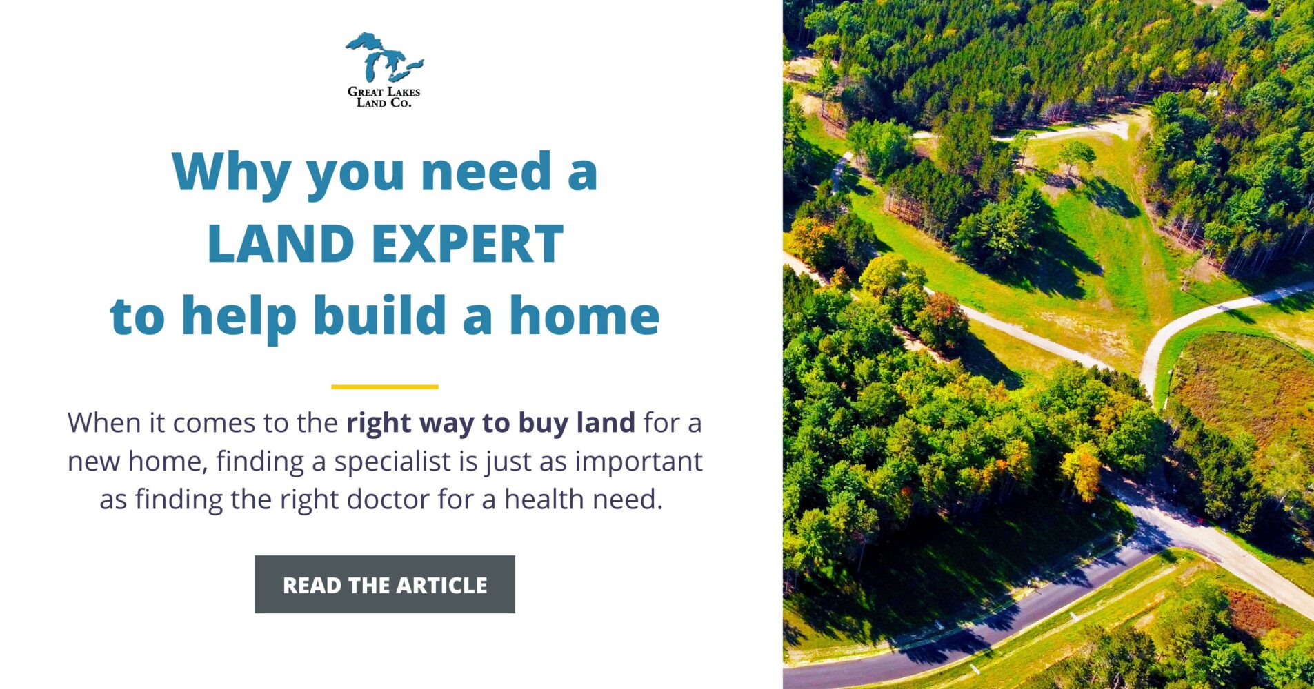 Why you need a land expert to help build a home.