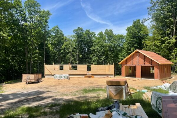 New log home in progress 3